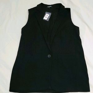Express black vest 2 front pockets